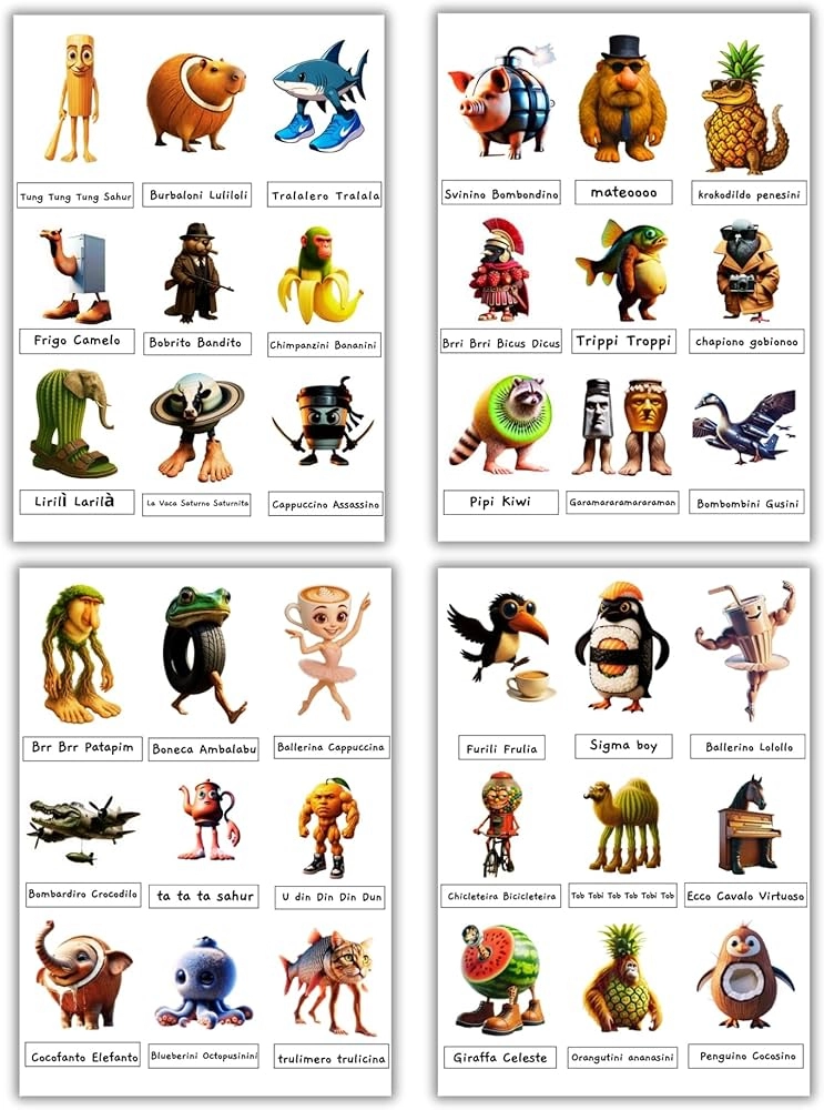 ​Brainrots : le phénomène générationnel gen alpha/gen z et ses mascottes
